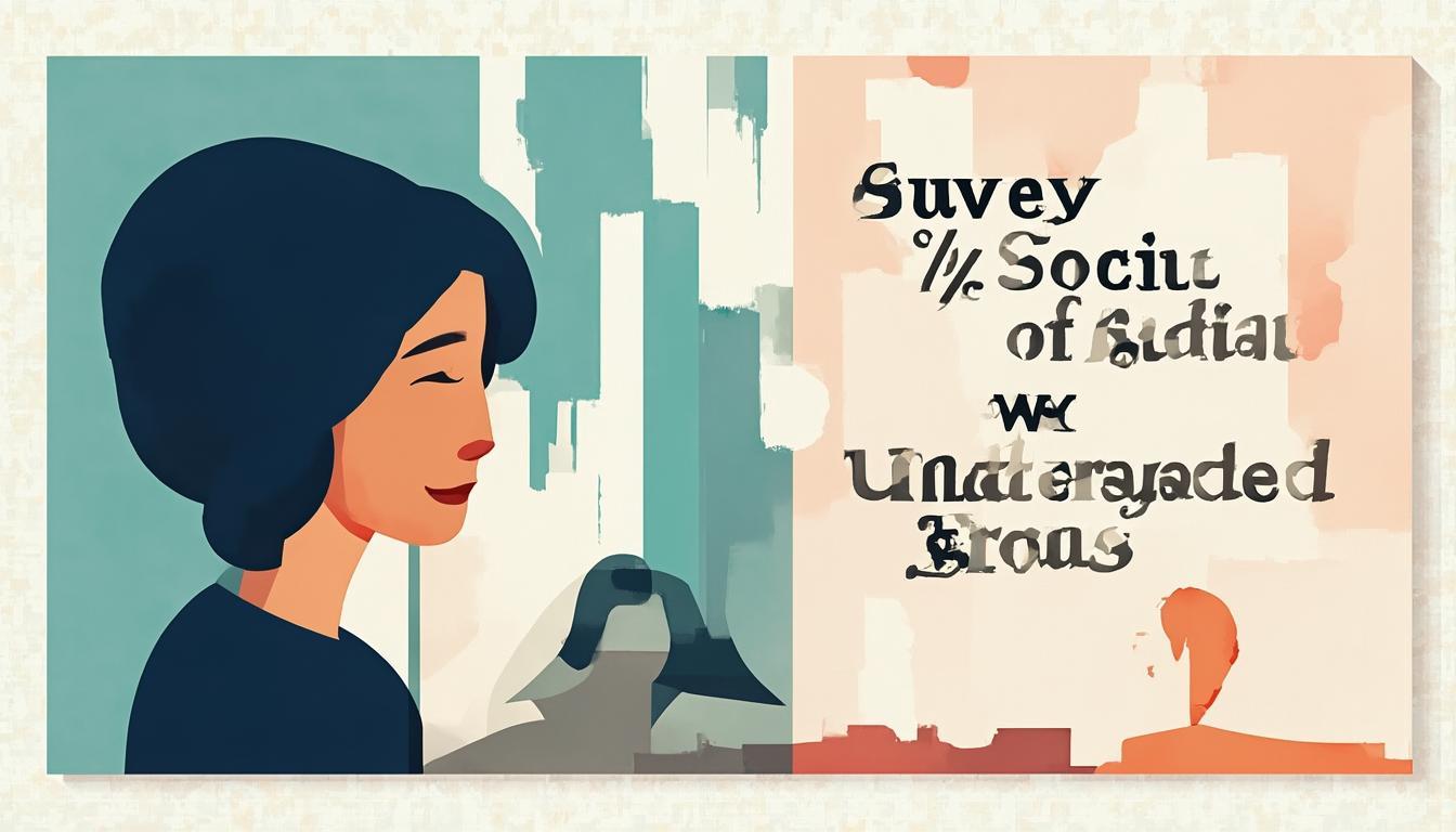 Illustration for the news report: Global survey finds 73% back social media ban for under-14s